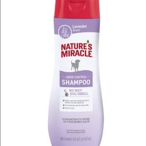 Natures Miracle odor control Shampoo lavender scent 16 Fl Oz no wet dog smell